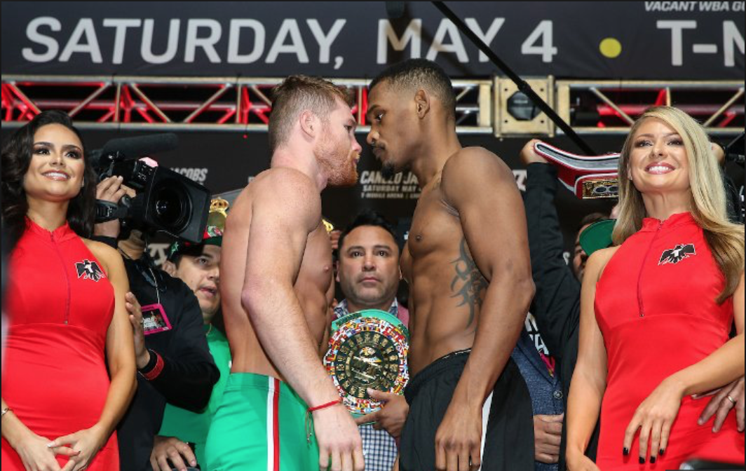 Photos: Canelo Alvarez, Daniel Jacobs - Face To Face in LA - Boxing News