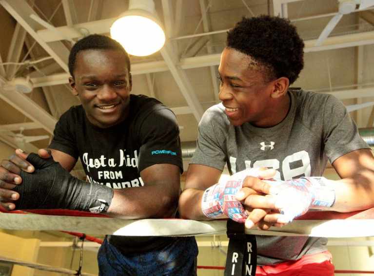 Stablemates-Isley-and-Davis-Lead-the-Parade-of-Boxers-into-the-Olympic-Trials