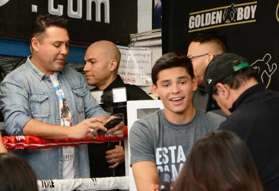 Star-Power-Ryan-Garcia-and-Oscar-De-La-Hoya-at-West-LA-Gym