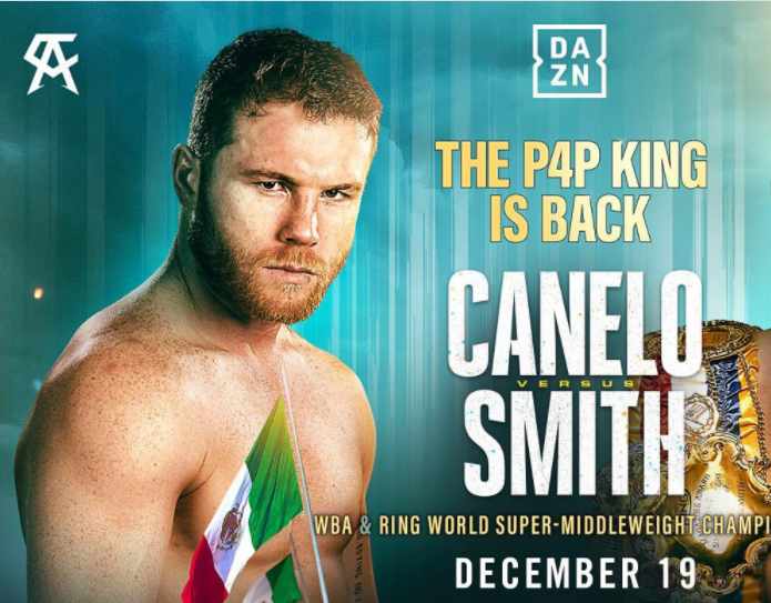 Canelo v smith discount tv