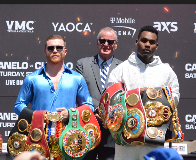 🥊 Canelo Alvarez and Jermell Charlo Face Off at Their LA Presser ...